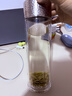 JRINKTEEA日本品牌純鈦茶漏雙層玻璃杯茶水分離泡茶杯男女士禮品杯禮盒磁吸 錘紋玻璃杯升級款(鈦外殼400ML) 曬單實(shí)拍圖