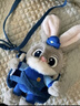 迪士尼（Disney）瘋狂動(dòng)物城朱迪斜挎包兔子玩偶包毛絨玩具娃娃女孩生日禮物女朋友 曬單實(shí)拍圖
