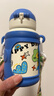 如山兒童保溫杯水杯小學(xué)生吸管杯一歲以上幼兒園開(kāi)學(xué)上學(xué)外出便攜水壺 曬單實(shí)拍圖