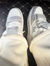 MLB張凌赫明星同款滿(mǎn)印老花厚底板鞋情侶款3ASXP025N-50GRS灰色 38 曬單實(shí)拍圖