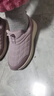 足力健老人鞋女鞋冬季加絨棉鞋加厚媽媽鞋休閑保暖鞋 6271K暮靄紫39 曬單實(shí)拍圖