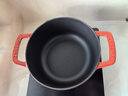 雙立人（ZWILLING）琺瑯鍋湯鍋燉鍋Dragon龍鑄鐵鍋煲湯鍋燉肉鍋多功能鍋具電磁爐通用 古韻紅（適合3-5人家庭） 22cm 曬單實(shí)拍圖