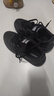 阿迪達斯（adidas）男女鞋板鞋冬季皮面防潑水百搭運動(dòng)休閑鞋 碳黑 39 曬單實(shí)拍圖
