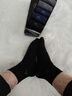 浪莎襪子男秋冬季中筒襪100%純棉抗菌防臭吸汗冬天全棉商務(wù)黑色男襪 提花款：黑色2藏青2深灰2  共 6雙 均碼 【禮盒裝】高端商務(wù)純棉男襪39-44碼 曬單實(shí)拍圖
