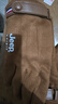 JEEP SPIRIT吉普冬季手套男士保暖手套加絨防風(fēng)防寒騎行電動(dòng)車(chē)全指觸屏男騎車(chē) 卡其 曬單實(shí)拍圖