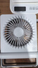 OPOLAR輕薄靜音桌面小風(fēng)扇便攜式usb充電風(fēng)扇辦公室學(xué)生宿舍床上戶(hù)外露營(yíng)小型迷你電風(fēng)扇大風(fēng)力續航臺扇 升級款 5寸usb插電使用(純凈白) 曬單實(shí)拍圖