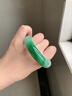 慕僑西【青璃映鏡】緬甸冰種翡翠玉手鐲子女款冰飄花手飾品真玉正品處理 “青璃映鏡”翡翠手鐲 58-59mm（現貨現發(fā)） 曬單實(shí)拍圖
