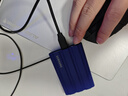 三星（SAMSUNG）1TB Type-c接口 移動(dòng)固態(tài)硬盤(pán) T7 Shield魔力藍 NVMe讀速1050MB/s  手機直連筆記本外接 三防保護 曬單實(shí)拍圖