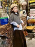 OVE女童半身裙冬季新款兒童超好看裙子冬裝2026女孩拜年服長(cháng)裙女大童 6182咖色 140 cm 曬單實(shí)拍圖
