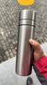 華明富光316不銹鋼保溫杯一鍵開(kāi)蓋男女士茶水分離大容量車(chē)載商務(wù)泡 鋼本色600ML【一秒速開(kāi)全鋼保溫杯+獨立茶倉】 曬單實(shí)拍圖