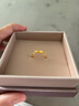六福珠寶 黃金戒指蝴蝶結光影金編織足金新年禮物女 計價(jià) 12號-約1.29克 曬單實(shí)拍圖