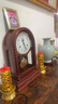 北極星（POLARIS）百年品牌復古實(shí)木裝飾座鐘黃銅精致報時(shí)鐘表銅制機芯打點(diǎn)報時(shí)擺鐘 紅木色 曬單實(shí)拍圖