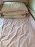 羅萊兒童三件套 母嬰A類(lèi)60支超柔全棉宿舍單人床單純棉被套枕套 150*215 曬單實(shí)拍圖