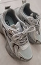 回力（Warrior）官方老爹鞋女鞋秋季學(xué)生時(shí)尚百搭休閑鞋女厚底運動(dòng)鞋子女 銀色39 曬單實(shí)拍圖