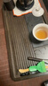 哈駱頓（HALODN）茶盤(pán)家用簡(jiǎn)約中式功夫茶臺黑檀木紋茶托盤(pán)排水式茶具辦公室干泡盤(pán) 檀木紋【60*30*2.5】+六重大禮 【新款茶盤(pán)-店長(cháng)推薦】 曬單實(shí)拍圖