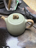 尊壺宜興紫砂壺手工茶具如意井欄茶壺豆青絞泥泡茶器中秋節日禮物 曬單實(shí)拍圖