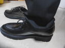 戈耐（GENAI）男士商務(wù)正裝皮鞋男生真皮透氣圓頭內增高鞋8cm皮鞋婚禮結婚男鞋 黑色增高8CM 39 (245mm) 曬單實(shí)拍圖