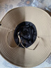 回力（Warrior）西部牛仔帽漁夫帽爬山防曬帽女太陽(yáng)帽男遮陽(yáng)帽子登山帽徒步大帽檐 卡其色 曬單實(shí)拍圖