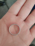 BJYLS999足銀戒指女男素圈食指環(huán)小眾開(kāi)口純銀尾戒飾品生日禮物送女友 【999足銀】極簡(jiǎn)素圈戒指-女款 曬單實(shí)拍圖