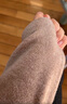 優(yōu)衣庫女裝HEATTECH搖粒絨兩翻領(lǐng)套頭衫/長(cháng)袖479608 32 深米色 L /160/88A 曬單實(shí)拍圖