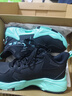 特步（XTEP）特步童鞋秋冬新款兒童運動(dòng)跑鞋男童耐磨減震緩震中大童系帶籃球鞋 黑/極光綠 34 曬單實(shí)拍圖