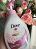 多芬（Dove）沐浴露2大瓶 香味持久滋養美膚深層清潔留香 男女通用大套裝 櫻花甜香1000g*2瓶+5g 曬單實(shí)拍圖