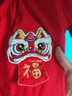 童泰（TONGTAI）嬰兒連體衣冬季純棉夾棉寶寶衣服兒童外出喜慶哈衣新年裝爬服 紅色 59cm 曬單實(shí)拍圖