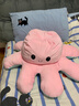 RICH YOUR HOME德國品質(zhì)大變臉章魚(yú)玩偶抱枕生氣雙面八爪魚(yú)翻面毛絨玩具娃娃公仔 粉色轉淡藍 中號直徑約90厘米 曬單實(shí)拍圖