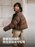 波司登25年羽絨服女士冬季90絨加厚立領(lǐng)寬松短款休閑加厚保暖外套 曬單實(shí)拍圖