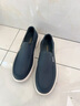 森達休閑皮鞋男2026春新商場(chǎng)同款一腳蹬樂(lè )福鞋2BQ01AM6 藍色 44 曬單實(shí)拍圖