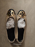 Tory Burch  湯麗柏琦 CLAIRE 密鑲芭蕾低跟鞋TB 166108 淺咖色/銀色 020 37.5 7 曬單實(shí)拍圖
