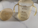 albo敞口杯寶寶水杯2歲以上直飲喝奶PPSU斜口學(xué)飲杯家用兒童牛奶杯 曬單實(shí)拍圖