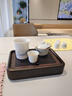 尚言坊黑檀實(shí)木茶盤(pán)茶托盤(pán)儲水式瀝水式小型輕奢高端大氣家用干泡茶臺 曬單實(shí)拍圖