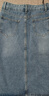 初申春秋牛仔半身裙女高腰時(shí)尚前開(kāi)叉中長(cháng)款A字包臀裙S13JB2753 曬單實(shí)拍圖