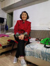 中老年女秋裝外套女奶奶裝60-70-80歲媽媽過(guò)壽衣服老太太秋冬唐裝 紅色牡丹【單件上衣】 L 【建議80-100】 曬單實(shí)拍圖