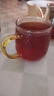 京東京造 玻璃杯 耐熱泡茶水杯子錘紋涼水咖啡杯300ml*2 曬單實(shí)拍圖