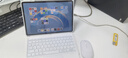 ZHISIHUI適用華為平板matepad11.5/11.5s/Air11.5藍牙鍵盤(pán)鼠標套裝 磁吸分離保護殼 智能觸控背光鍵盤(pán) 白色 曬單實(shí)拍圖