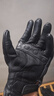 摩多狼（MOTOWOLF）摩托車(chē)騎行真皮手套四季防摔夏季透氣機車(chē)騎行可觸屏騎士裝備 黑/CE認證全指短款[柔軟真羊皮]網(wǎng)眼透氣 XL[觸屏靈敏] 曬單實(shí)拍圖