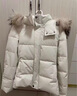 蕓蕁羽絨服女90白鴨絨2025冬季大毛領(lǐng)連帽收腰加厚設計感夾克外套 米白色 【高品質(zhì)加厚保暖】現貨 S 曬單實(shí)拍圖