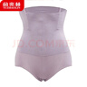 俞兆林（2條裝）高腰收腹內褲女無(wú)縫產(chǎn)后收腰提臀塑身褲美體薄款三角內褲灰色 灰+黑色 XL(建議140-165斤) 曬單實(shí)拍圖