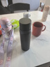 膳魔師（THERMOS）500ml保溫杯商務(wù)辦公帶杯蓋水杯男女士簡(jiǎn)約保冷杯 FEI-501 BK黑色 曬單實(shí)拍圖