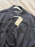 MUJI男式 不易沾水立領(lǐng)大衣 風(fēng)衣外套男中長(cháng)款25年秋冬男裝 AD0WUC5A 黑色 M (170/92A) 曬單實(shí)拍圖