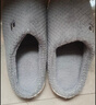 京東京造【厚底防滑】棉拖鞋男士冬季室內居家毛拖保暖半包深灰色44-45 曬單實(shí)拍圖