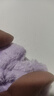 洗臉發(fā)帶手腕帶神器吸水防濕發(fā)箍女毛絨手圈防濕袖護 紫色一對裝 曬單實(shí)拍圖