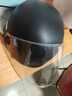 3c認證電動(dòng)車(chē)頭盔新國標通用女男士電瓶車(chē)防曬四季鏡片夏季安全帽 3C認證 黑色冬盔【送透明長(cháng)鏡】 曬單實(shí)拍圖