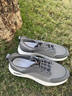 百麗大網(wǎng)孔透氣健步鞋男2026新款夏季厚底增高休閑運動(dòng)鞋A2345BM6 灰色 40 曬單實(shí)拍圖