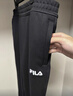 FILA 斐樂(lè )官方男士針織長(cháng)褲2026春季新款時(shí)尚簡(jiǎn)約休閑直口運動(dòng)褲 正黑色-BK XL 180/88A/XL 曬單實(shí)拍圖