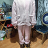 芬騰睡衣女雙面暖暖絨25年秋冬新款運動(dòng)風(fēng)外穿長(cháng)袖家居服套裝 曬單實(shí)拍圖