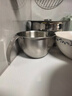 美廚（MAXCOOK）304不銹鋼料理碗 量杯打蛋碗烘焙工具攪拌碗盆14cm MCPJ7360 曬單實(shí)拍圖
