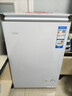 海爾（Haier）100L單溫冰柜小型家用小冰柜減霜一級能效冷藏冷凍轉換深冷冷柜小冰箱BC/BD-100GHW9D國家補貼 曬單實(shí)拍圖